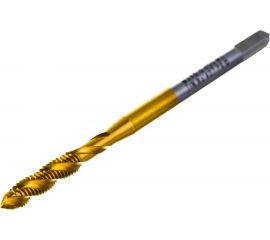 Метчик M3x0,5 HSS M2 TiN спиральный ПрофОснастка №407 арт. 50221007 