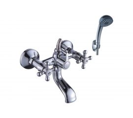 Смеситель для ванны Эверест с коротким изливом и поворотным переключателем для душа B30-333 