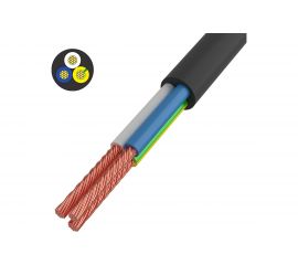 Провод ПВС REXANT 3x1,5 кв.мм черный 10 м ГОСТ 01-8047-10 