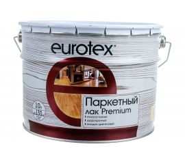 Паркетный лак Eurotex премиум полуматовый 10 л 1 17262 