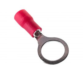 Кольцевой изолированный наконечник REXANT, диам. 8.4 мм, 0.5-1.5 кв.мм, красный 08-0016 