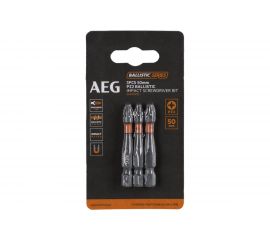 Биты ударные AAK503PZ2 (3 шт; PZ2; 50 мм) AEG 4932479184 