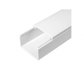 Кабель-канал Промрукав белый 2-й замок в п/э 60х40 2м PR03.0055 