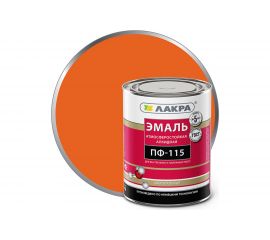 Эмаль Лакра ПФ-115 оранжевая, 1 кг 90000812466 