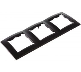 Универсальная рамка Simon 3 поста, графит 1500630-038 