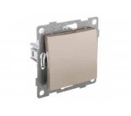 Механизм выключателя GUSI ELECTRIC Bravo 1кл., СУ, 10А, 250В, шампань С10В1-027 