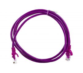 Патч-корд Cablexpert UTP PP12-1.5M/V кат.5e, 1.5 м, литой, многожильный фиолетовый PP12-1.5M/V 