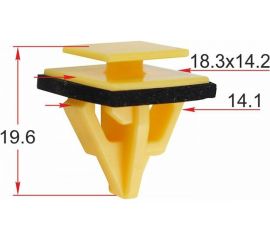 Крепеж 10 шт AVERS 87756-3N100-10 