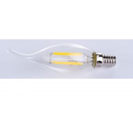 Светодиодная нитевидная лампа Фарлайт прозрачная свеча на ветру СW35 11Вт 4000К Е14 FAR000125 
