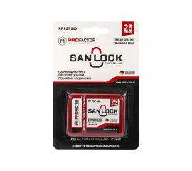 Нить для герметизации PROFACTOR PF SAN-LOCK Professional с силиконом 25м PF PST 540 