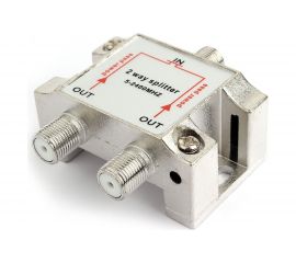 Профессиональный ТВ сплиттер Cablexpert на 2 телевизора, Power Pass 5-2400MHZ AS-TV-PP-02 