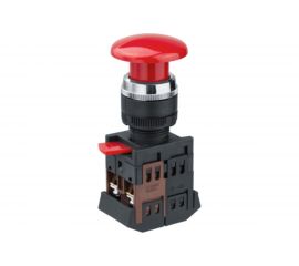 Кнопка Navigator NBI-B-05 Грибок, d22мм, NO+NC 82813 