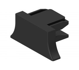 Пластиковая заглушка для шинопровода FERON CAB1003 черный LD1011 41886 