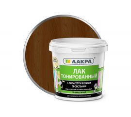 Тонированный лак Лакра орех, в/д, 0.9 кг 90001353134 