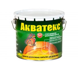 Защитно-декоративное покрытие для древесины Акватекс тик 3 л 565 