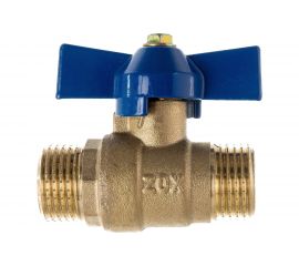 Шаровой кран Zox 1/2 нар/нар, бабочка 519282 