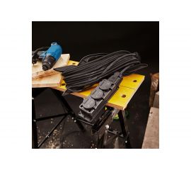 Удлинитель на рамке REXANT КГ 3х1.5, 20 м, 3 гнезда, морозостойкий, с/з, 16 А, 3500 Вт, IP44 11-7081 