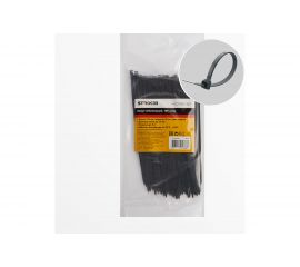 Хомут STEKKER NYCT25-150 нейлоновый 2.5x150 мм d пучка max 35 мм нагрузка 8 кг черный 32774 