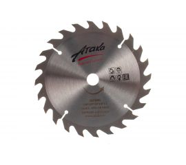 Диск пильный по дереву (160х16 мм; 24T; б/рез) АТАКА 80784700 