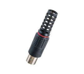 Разъем TV ЭРА штекер, без пайки, черный, пакет, 1 шт RTV051 Б0048307 