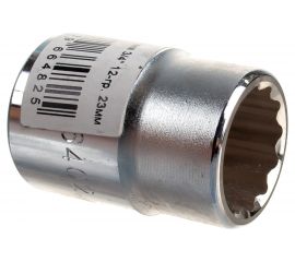 Головка торцевая 12-гранная (23 мм; 3/4") Hans 6402M23 