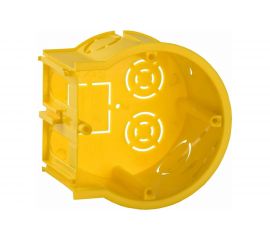 Установочная коробка IEK С3 d68x45мм для твердых стен, сборная, оконечная, оптовая упаковка UKT10-068-045-000-K1-N-UO 