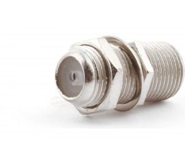 Соединитель Cablexpert F мама / F мама с гайкой и шайбой, блистер APL-FF-01 