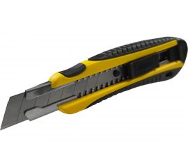 Строительный нож BERGER 18мм, с 3-мя лезвиями в комплекте BG1354 