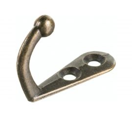 Декоративный крючок Левша 30x20, бронза, 2 шт. У8-6909.СБ 