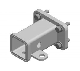 Адаптер фаркопа (под квадрат 50x50 мм; на 4 болта; М10-83x56 мм) AvtoS Z2-14 