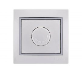 Диммер Lezard MIRA 1000 Вт белый с серой вставкой 701-0215-157 