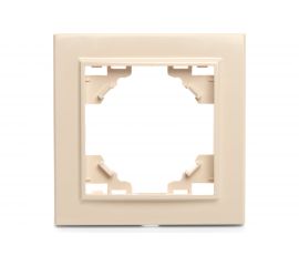 1-местная рамка STEKKER PFR00-9001-02, серия Эрна, слоновая кость 39624 