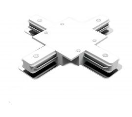 Коннектор для встраиваемых трековых шинопроводов GAUSS белый 1/50 TR138 