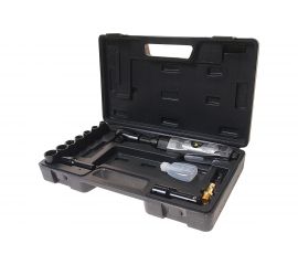 Пневмотрещотка ЭВРИКА с набором ударных головок 17 предметов 9-19мм ER-85220K 