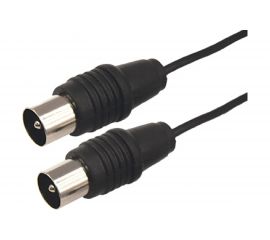 Кабель REXANT ВЧ ТВ штекер - ТВ штекер, длина 10 метров, черный 17-5026 