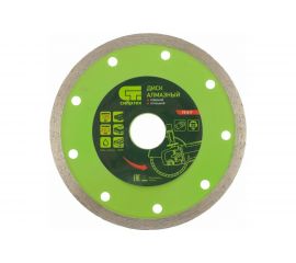 Диск алмазный отрезной сплошной по керамограниту (125х22.2 мм; 2.3х6 мм) СИБРТЕХ 731617 