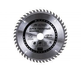 Диск пильный по дереву (250х32 мм, 48 зубьев) Ultima 115028 