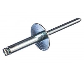 Вытяжная заклепка с увеличенным полем Kenner сталь/сталь 16мм 4,8х21 200шт зф4821 