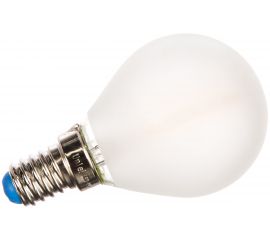 Светодиодная лампа Uniel LED-G45-6W/WW/E14/FR PLS02WH. Форма шар, матовая. UL-00000303 