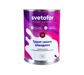 Грунт-эмаль Светофор D4 серый 0,9кг ЗОР00002855 
