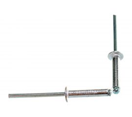 Заклепка вытяжная алюминий/сталь (250 шт; 4.8x21 мм) Метизный двор 4607173907233 