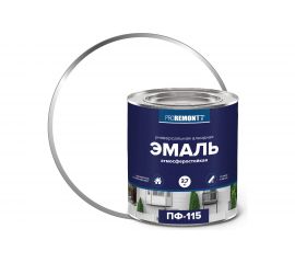 Эмаль PROREMONTT ПФ-115 белая, глянцевая, 2.7 кг Лк-00004454 