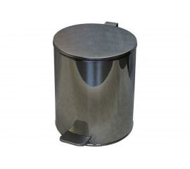Урна с педалью Титан Мета 15л, хром 4607078088228 