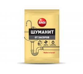 Порционное гранулированное средство для экстренного устранения засоров в трубопроводных системах Bagi Шуманит 70 г 1015050022 