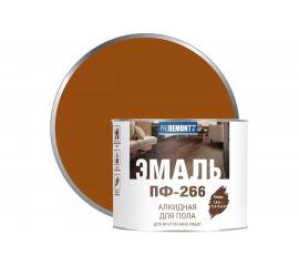 Эмаль PROREMONTT ПФ-266 желто-коричневая, 1.9 кг Лк-00004602 