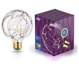 Светодиодная лампа REV VINTAGE Copper Wire шар G95, E27, 2700K, DECO Premium, 32444 7 