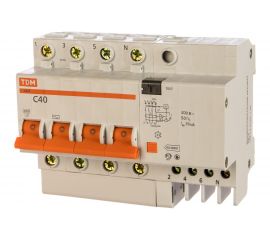 Дифавтомат АД-4 4п, 40 А, 30 мА TDM SQ0221-0009 
