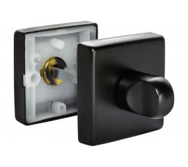 Дверная завертка MORELLI LUX-WC-SQ NERO, цвет - черный 9012329 