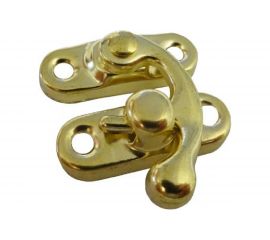 Курковой замок Левша для шкатулок, 32x28 мм, золото У8-7029.З 