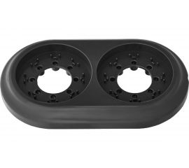 Рамка 2-местная Bylectrica, серия РЕТРО ЮЛИГ.735212.471, черный 